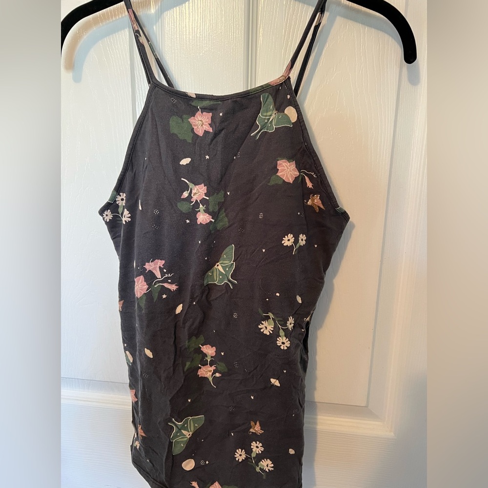 Patagonia (m) tank top, Luna moth print